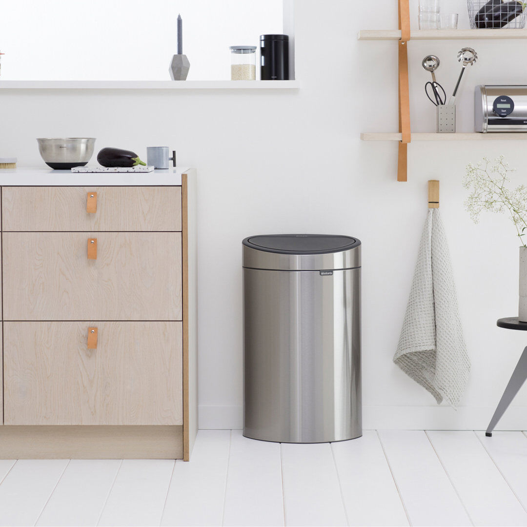 Brabantia Touch Bin New Recycle 40L Matt Steel