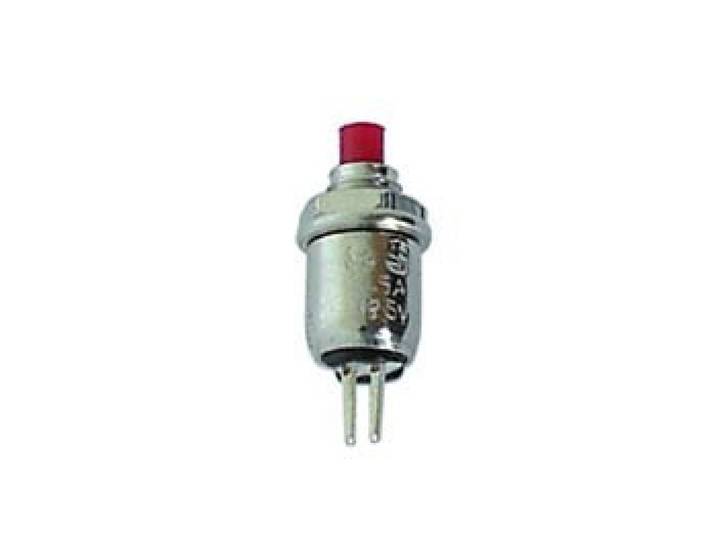 PEREL - R1381B ronde drukknop, zwart 300076