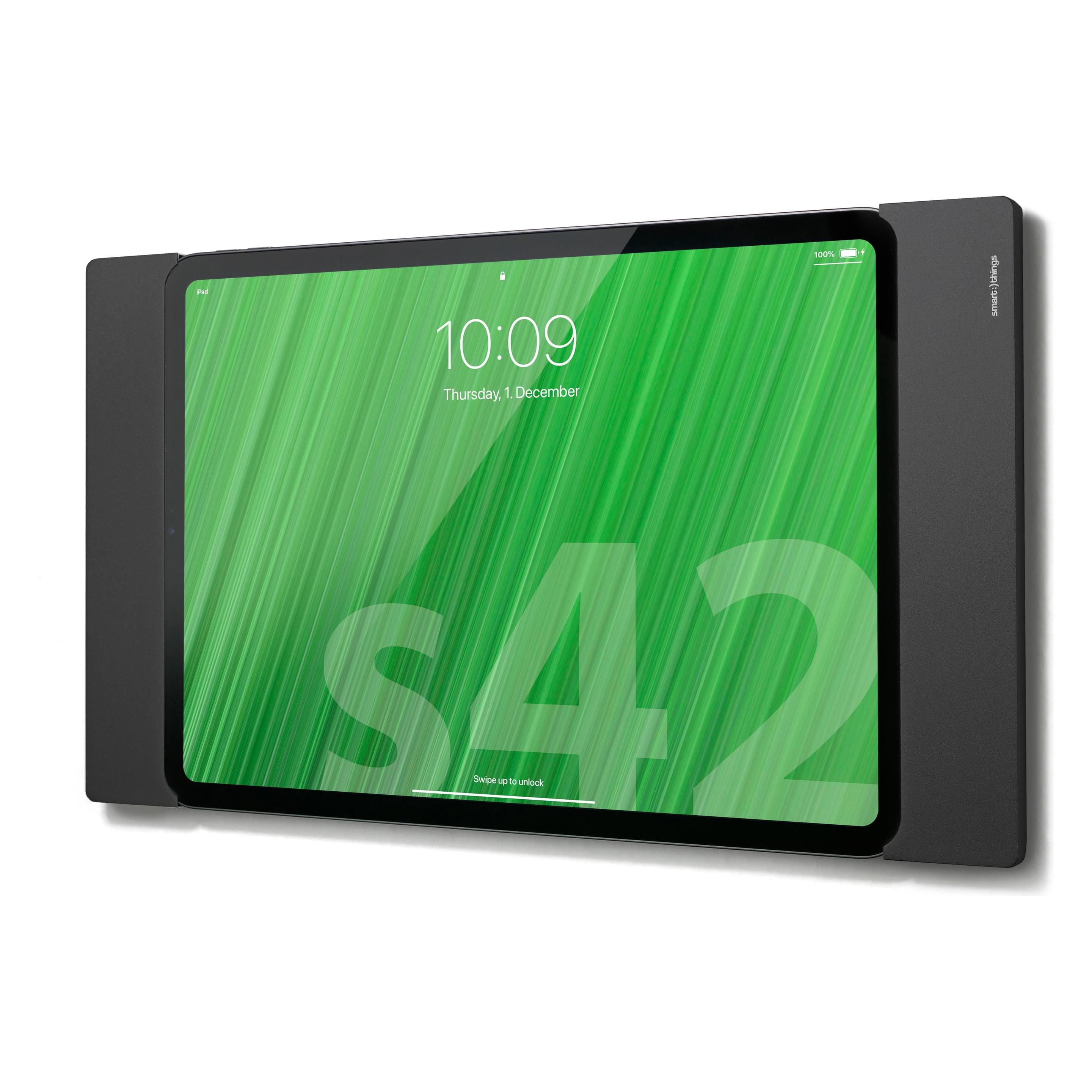 smart things sDock Fix s42, schwarz - Wandhalterung/Ladestation für iPad 10. Gen., 10,9 Zoll 2022 (s42b)