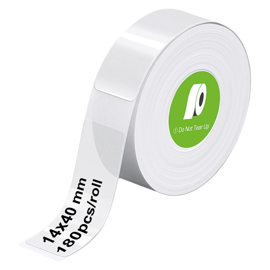 Olympia Etikettenrolle für Etikettendrucker transparent, 14,0 x 40,0 mm, 1 x 180 Etiketten (40 mm) (6313)