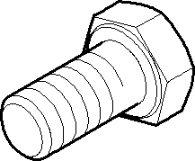 Dornbracht 6 carats -Vis M10x20 DIN933 09303007190 PIÈCES DE RECHANGE 093030071 M10 x 20 mm