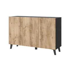 Sideboard  Phuket , grau , Maße (cm): B: 120 H: 76