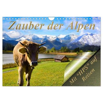 Zauber der Alpen (Wandkalender 2027 DIN A4 quer), CALVENDO Monatskalender