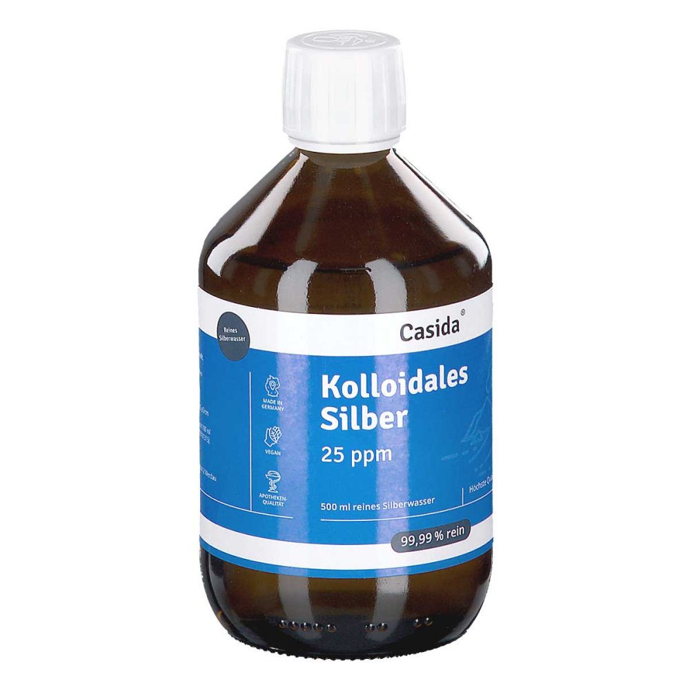Casida GmbH Kolloidales Silber 25 Ppm 99,99% Flüssig 19522451