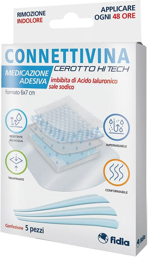 Fidia Connettivina Cerotto Hi Tech 6x7cm 5 Medicazioni