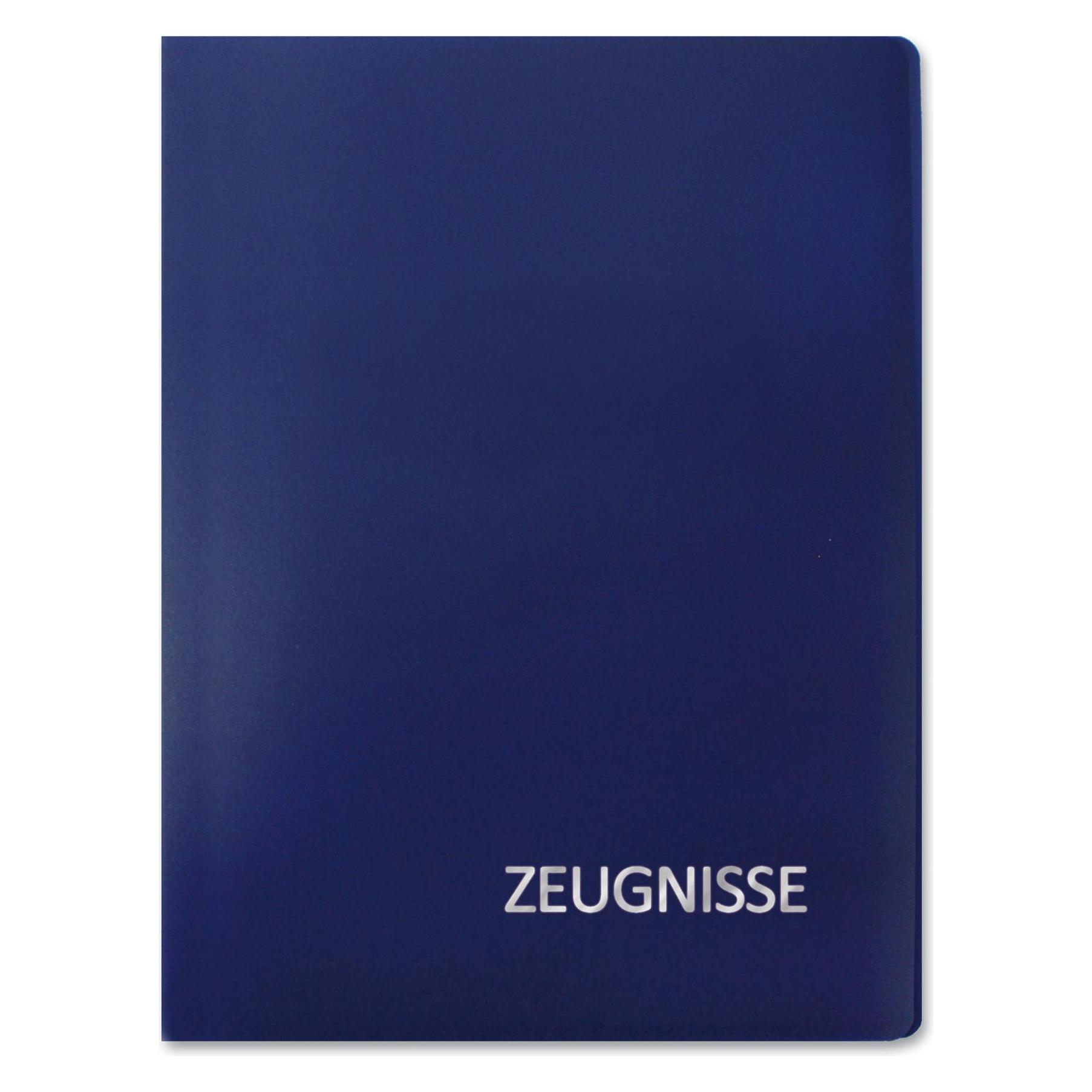 Roth Zeugnismappe Basic, aus PP, DIN A4, blau (A4) (88572)
