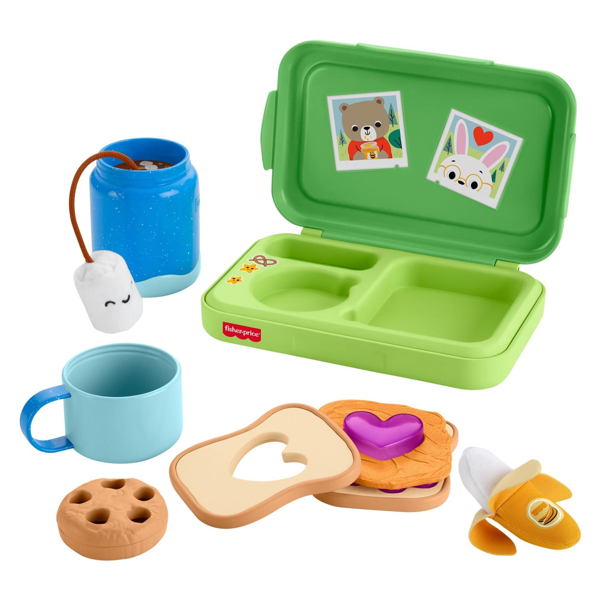 Fisher-Price Camping-Freunde Brotdose-Spielset (JLC01)
