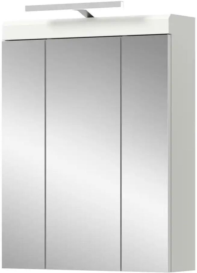 Höffner Spiegelschrank SCHLOONSEE  Breite 60cm  inkl. Beleuchtung  3 Spiegeltüren  9