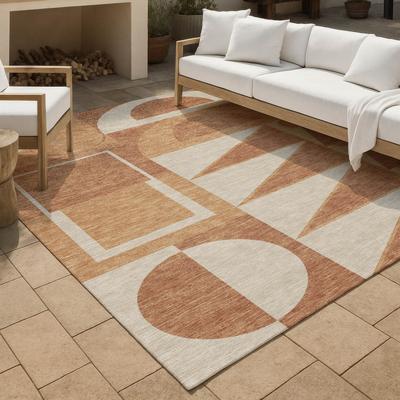 Addison Rugs Machine Washable Indoor/ Outdoor Modern Crowley Chantille Rug