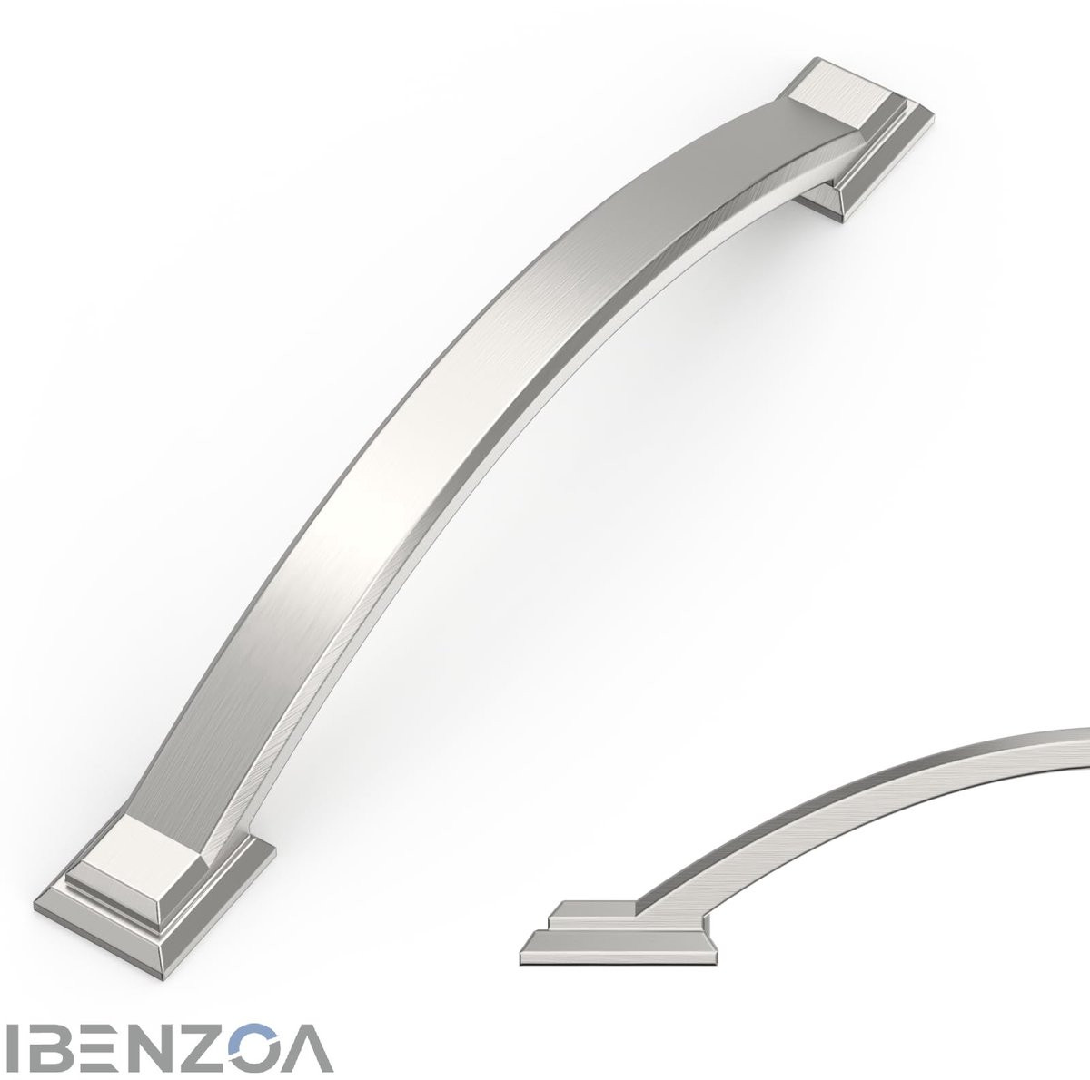 Ibenzoa Meubelgrepen Geborsteld Nikkel 128 mm Zinklegering