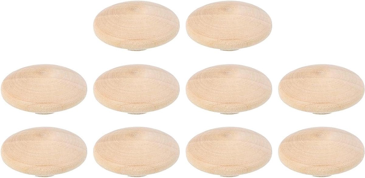 30 stuks Houtgatstoppen Afdekkappen 20 mm Houtkleur
