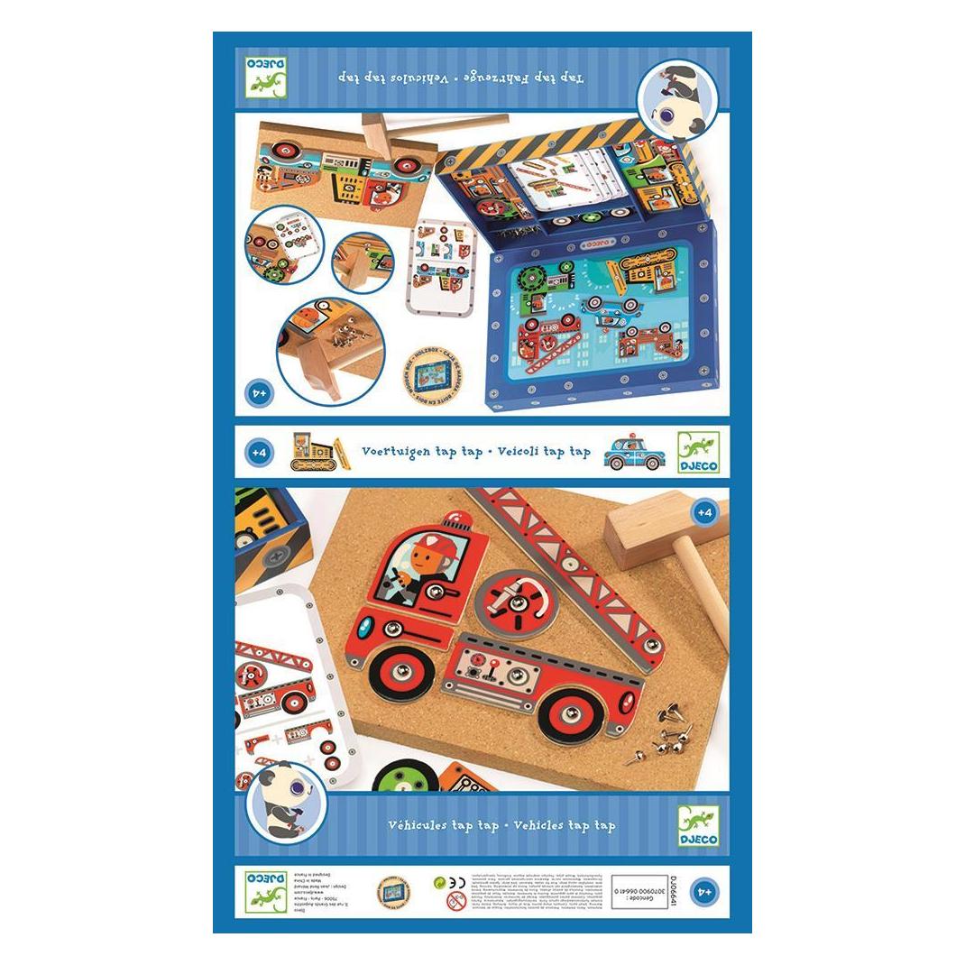Djeco Tap Tap Fahrzeuge (Multilingual, 4 - 7 Jahre) (DJ06641)