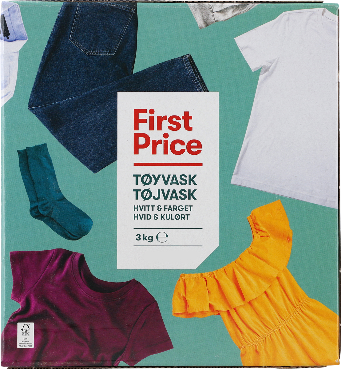 First Price Vollwaschmittel Pulver 3kg - 3 kg