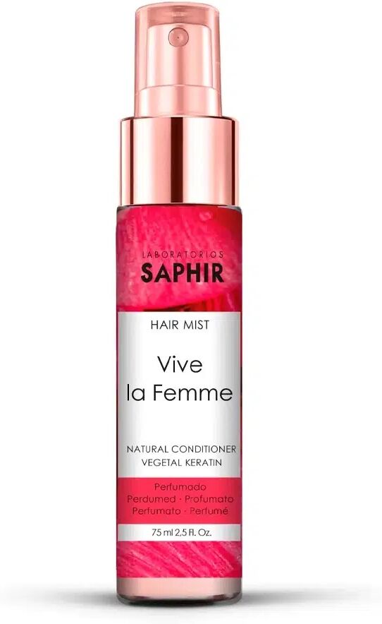 Saphir Vive la Femme Hair Mist – Profumo per capelli con cheratina vegetale e balsamo naturale