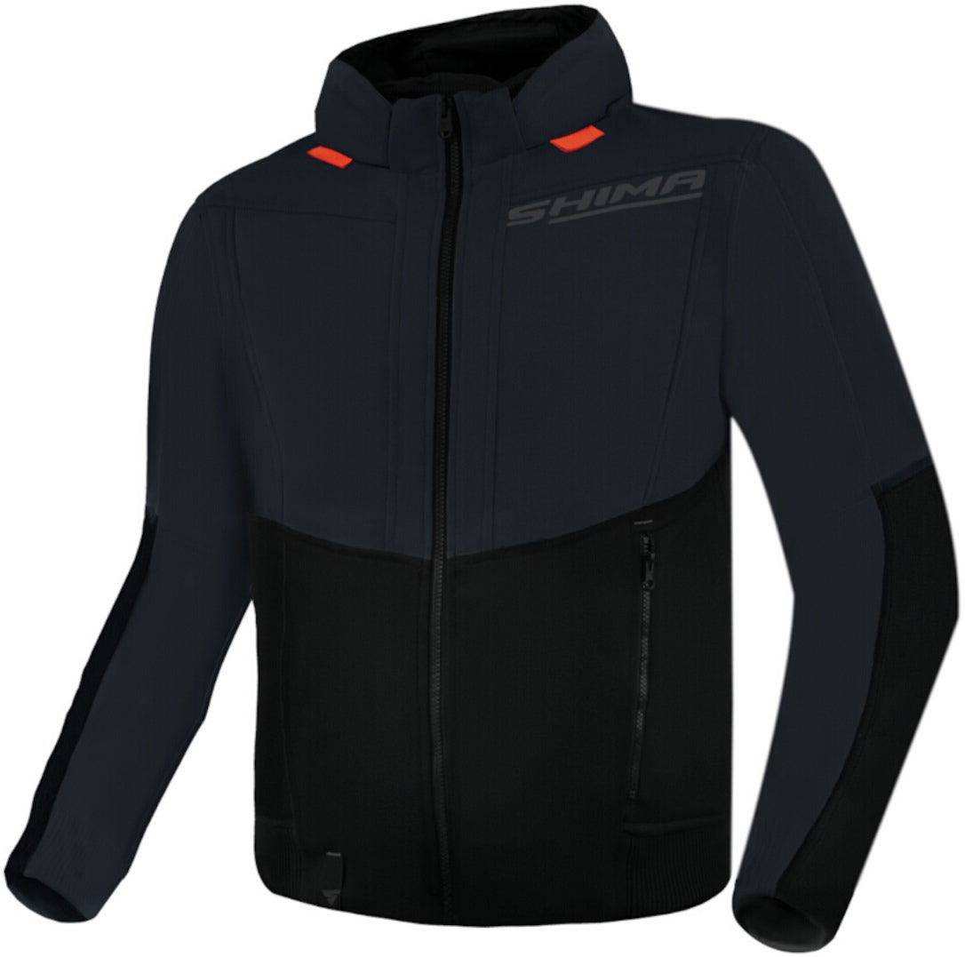 SHIMA Daybreaker Motorrad Zip Hoodie DAYBREAKER-MEN-GRY-L