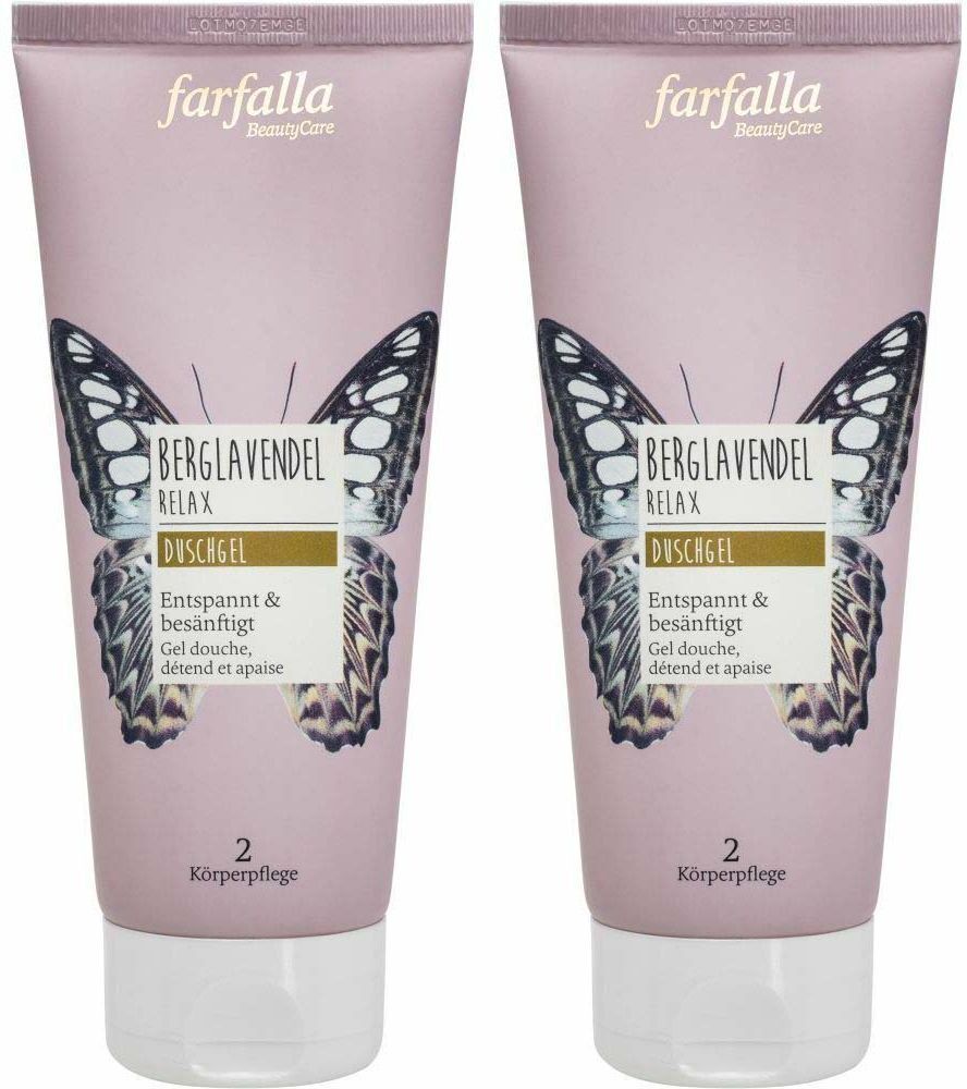 Farfalla Duschgel Berglavendel Relax 200 ml x2 2x200