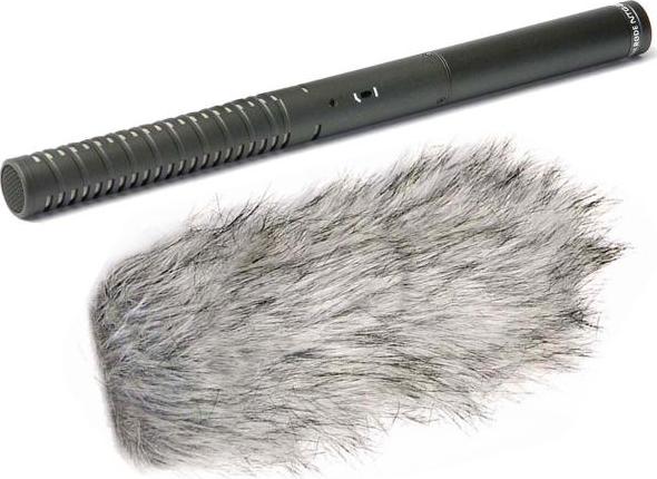Rode NTG-2 mit DeadCat Windschutz