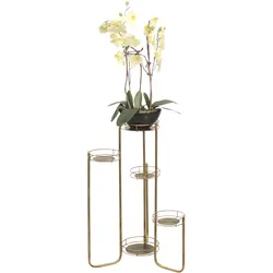möbel direkt online Blumenständer Ramona antik goldfarben
