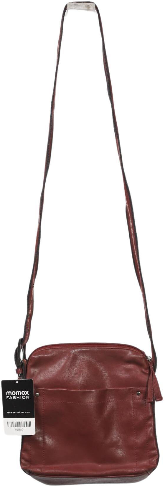 Mexx Damen Handtasche klein, Bordeaux, Kunstleder - Second Hand