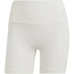 ADIDAS Damen Tight Lounge Ribbed High-Waist kurze, Größe L in Grau Grau