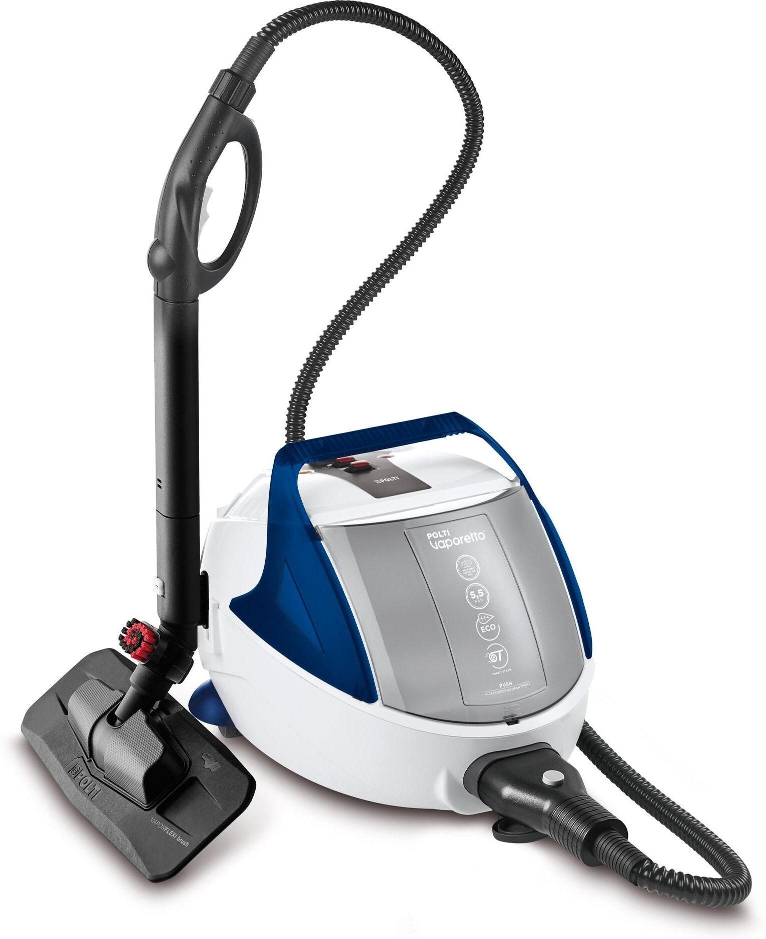 Dampfreiniger POLTI "VAPORETTO Pro 100 Eco", blau (blau, schwarz), Mehrzwecksauger, Dampfreiniger blau, schwarz Einheitsgröße