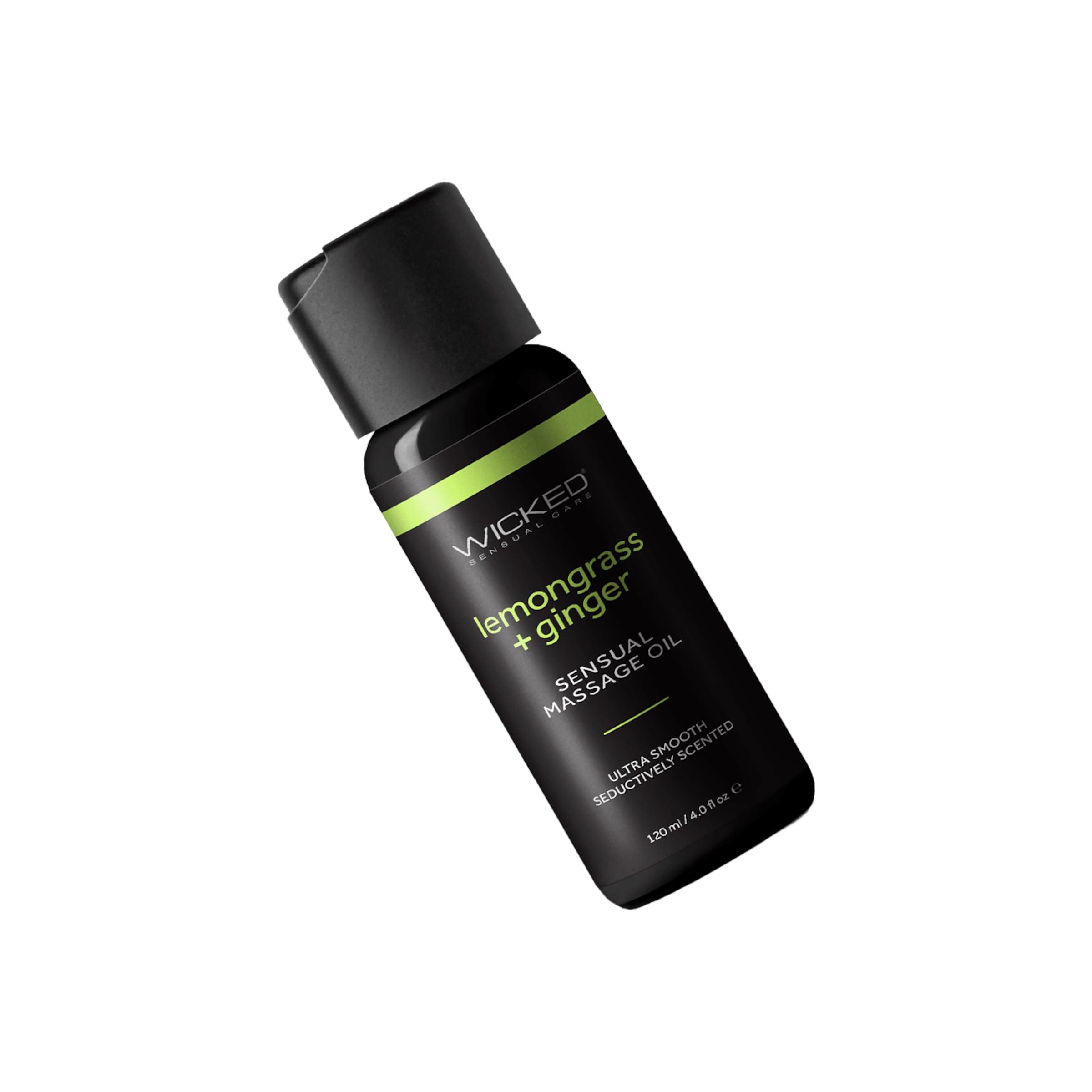 Sensual Massage Oil Lemongrass Ginger, 120 ml
