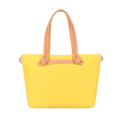 Henkeltasche FRITZI AUS PREUSSEN "Cloud Shopper", Damen, Gr. B/H/T: 13cm x 29cm x 37cm, gelb, Nylon, unifarben, Taschen, mit gepuffter, ultraleichter Qualität