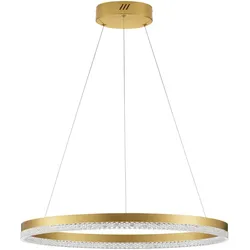 Nova Luce 9530228 Adria LED Pendelleuchte Messing Gold