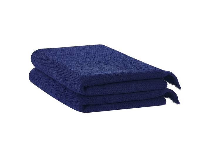 BADEHANDTUCH 2-teilig Blau Atiu
