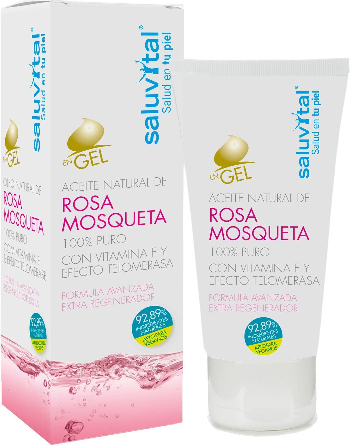 Saluvital Aceite de Rosa Mosqueta Gel 75ml