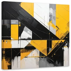 LEINWANDBILD 3D und geometrisch 40x40cm
