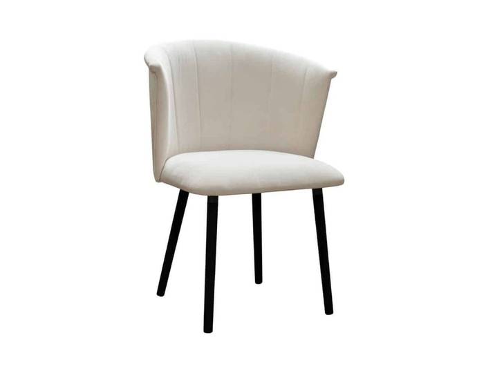 JVmoebel Esszimmerstuhl Beige Polsterstuhl mit Holzgestell für modernes Wohnen, Made in Europa