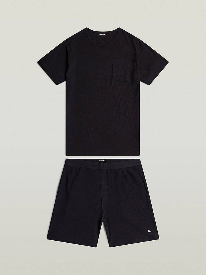 G-Star Pyjama in Schwarz - S