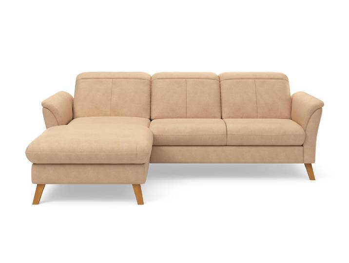 Ecksofa, 245x178 cm, Polyester, Braun, Bettfunktion & Relax-Funktion, Modern, SIT & MORE