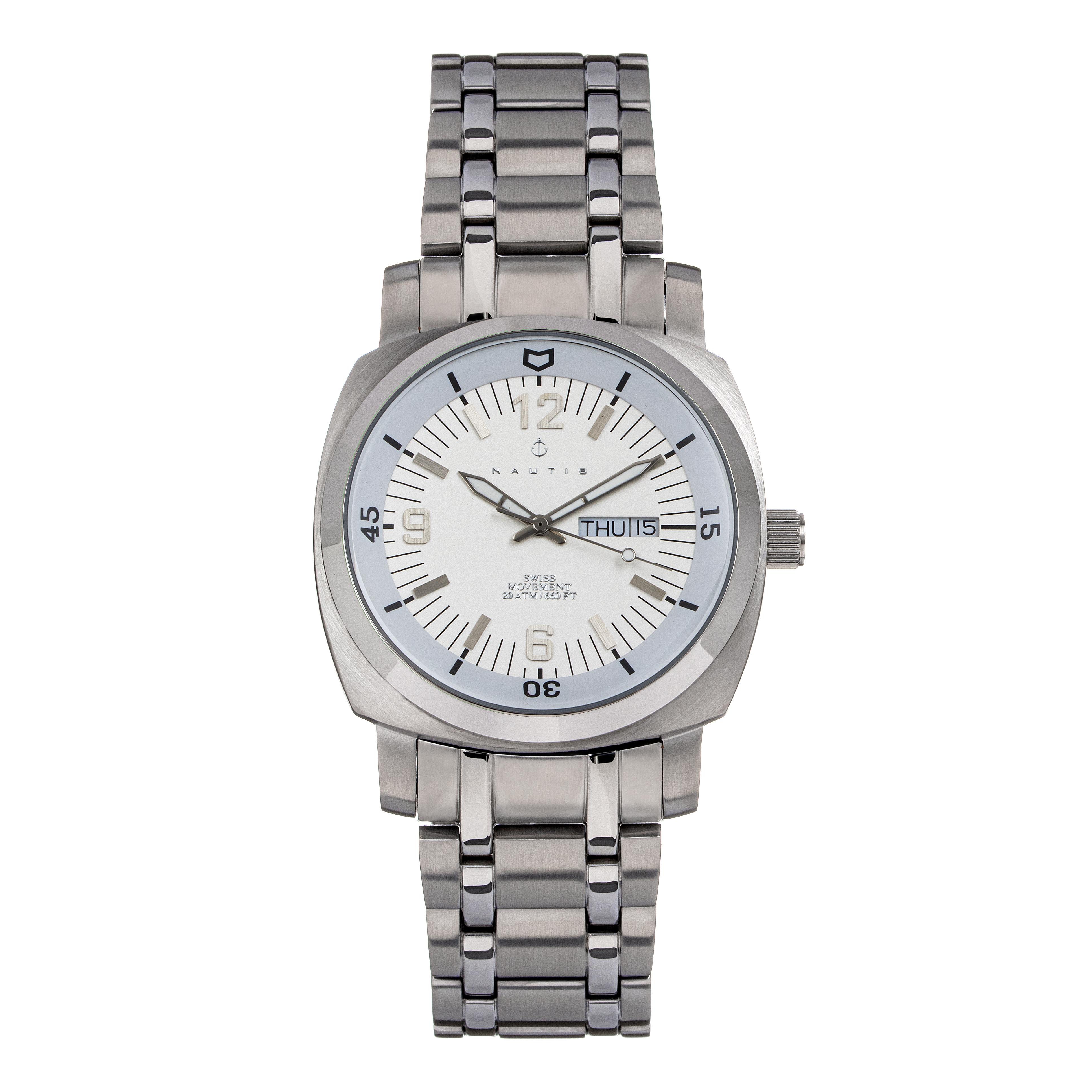 Nautis Stealth-Armbanduhr mit Tag/Datum