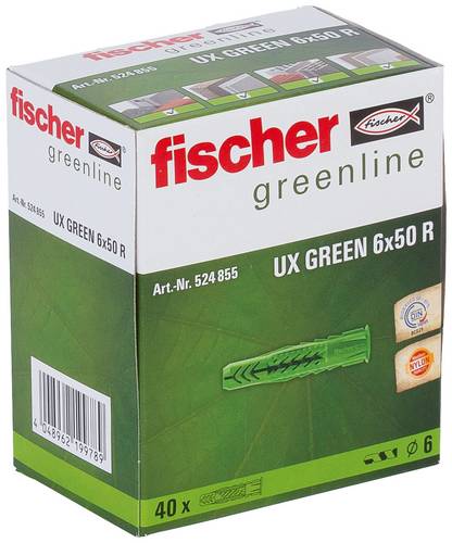 Fischer 524855 Universaldübel 50mm 6mm 40St.