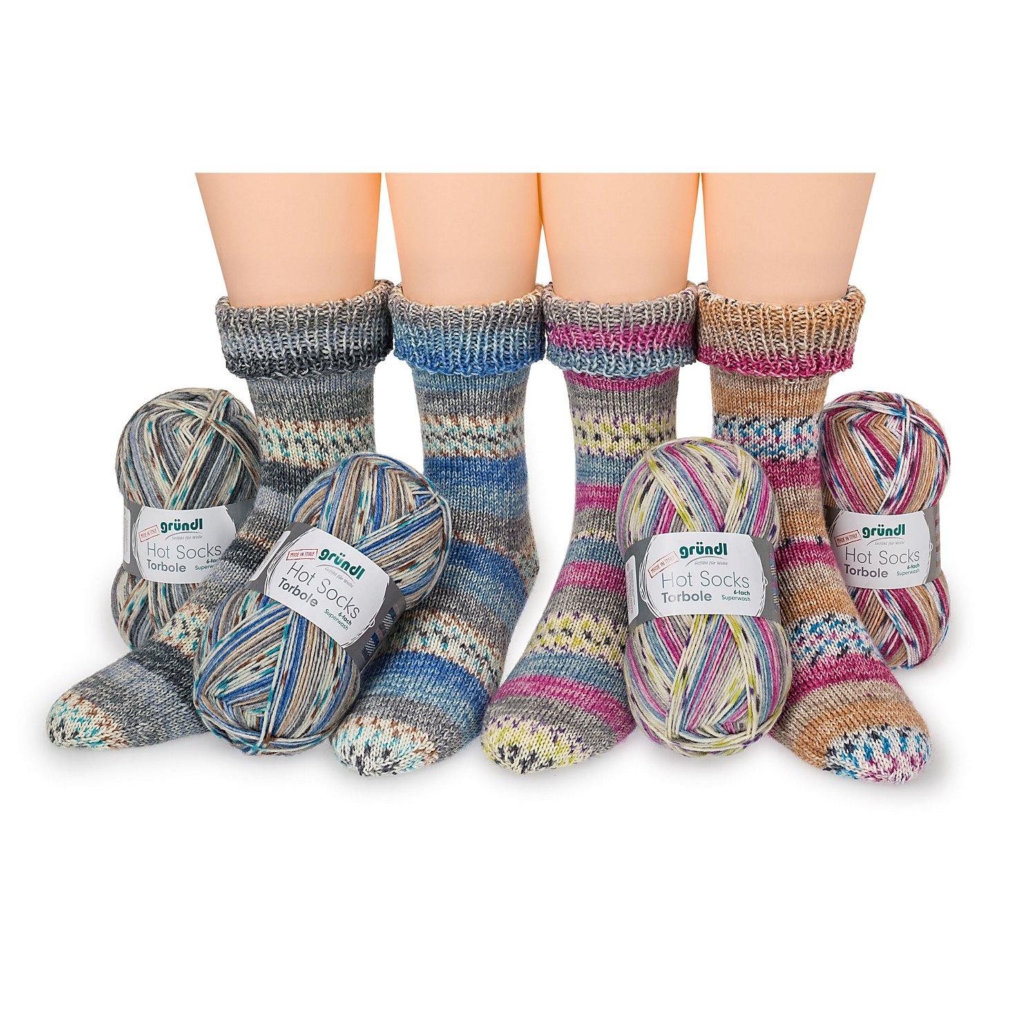 gründl Sockenwolle Hot Socks "Torbole", 6-fach