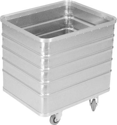 Transportwagen aus Aluminium, ohne Deckel, 223 l
