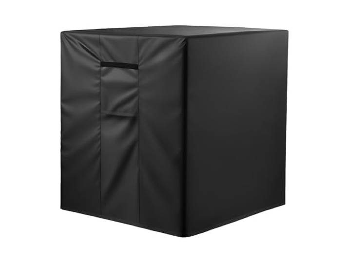VEVOR Housse de Climatiseur Extérieur\, 91\,4x91\,4x101 cm\, Couverture de Protection Climatiseur\, Tissu Polyester Étanche Trois Couches\, Ventilation Maille\, Taille Universelle\, Cache pour Clim Extérieur