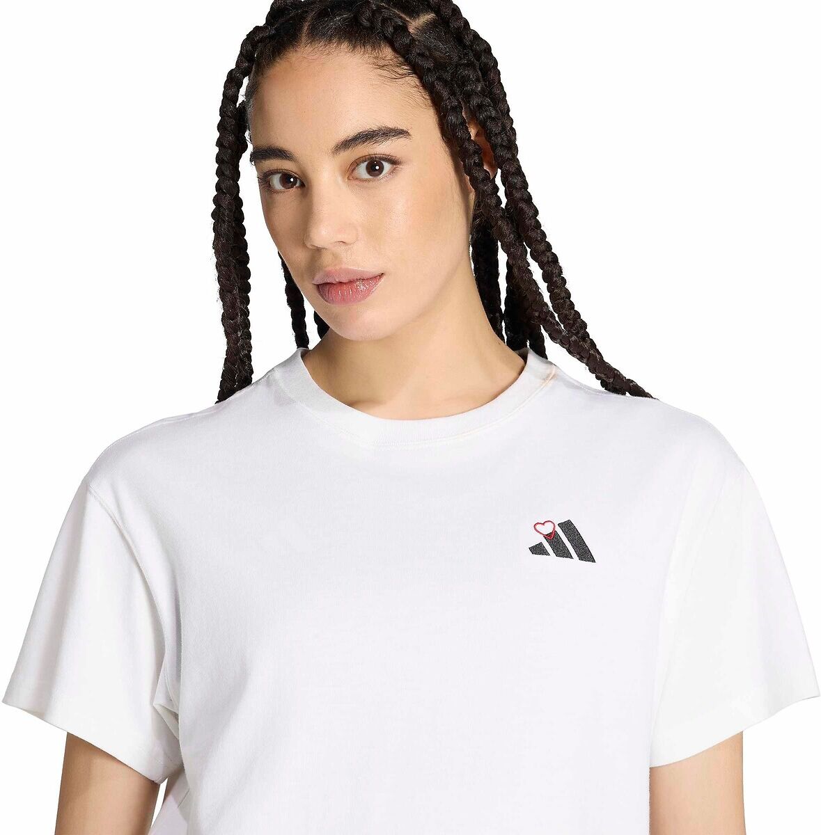 ADIDAS SPORTSWEAR T-shirt manches courtes imprimé cœur