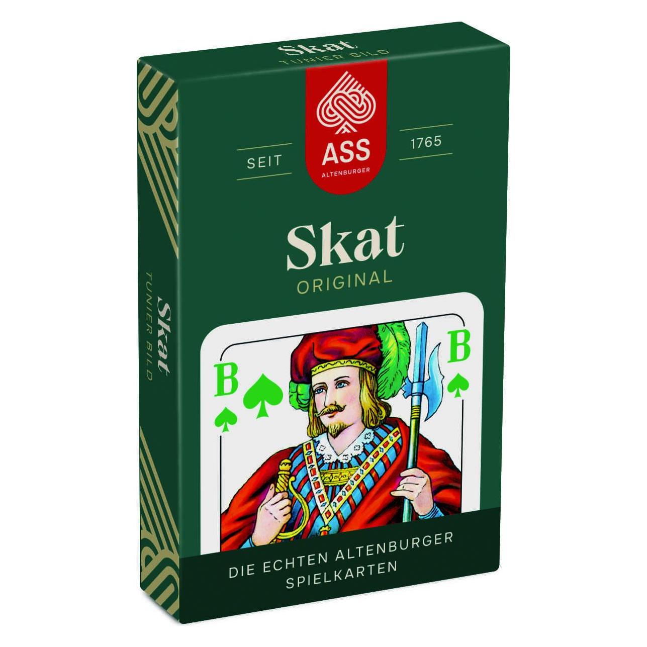 ASS Altenburg 10050468-0001 - FSC Skat, Turnierbild, 4 Farben-Blatt in Faltschachtel (Deutsch, 3 - 4 Spieler) (410642)