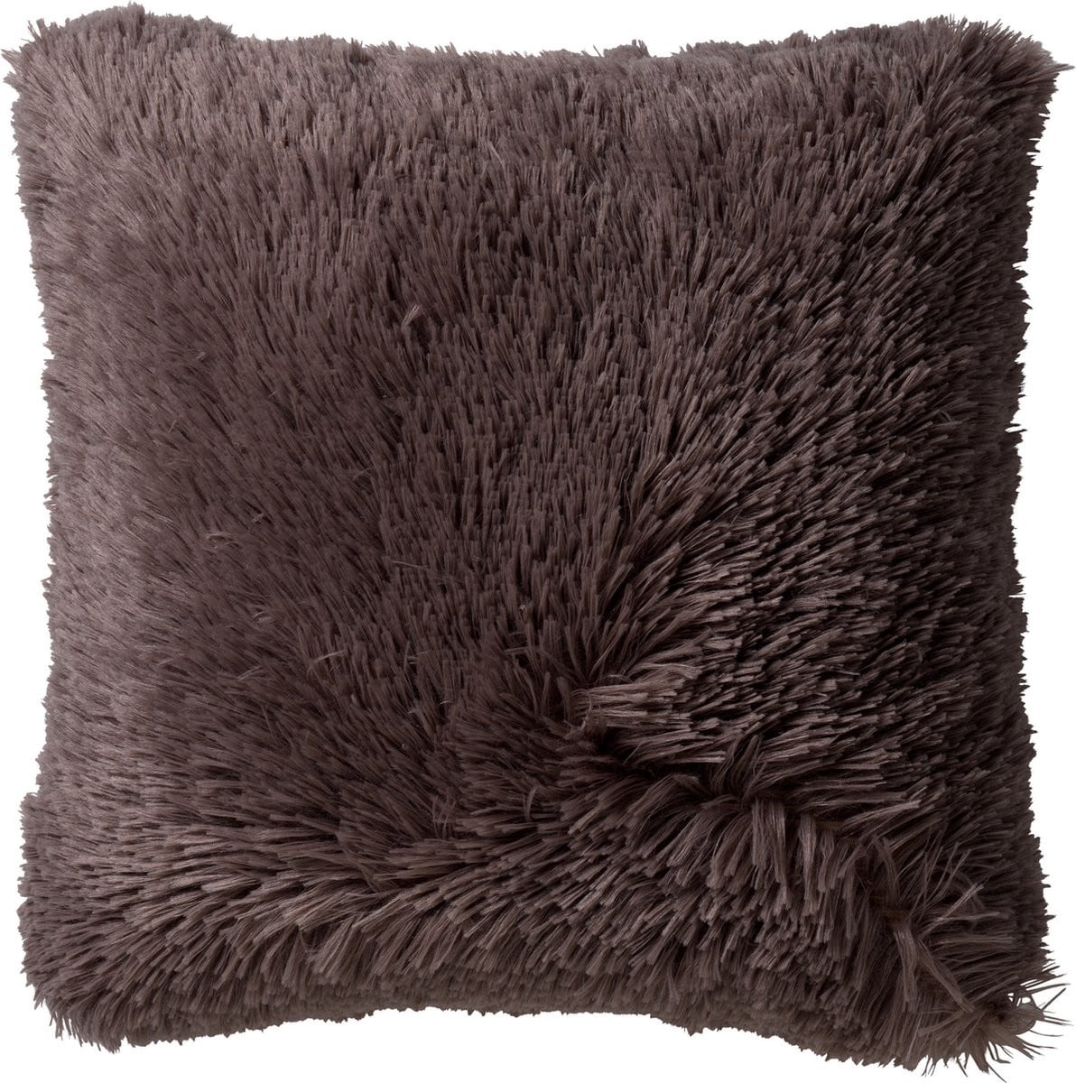 Dutch Decor FLUFFY Kussenhoes - Taupe - Driftwood - 45 x 45 cm