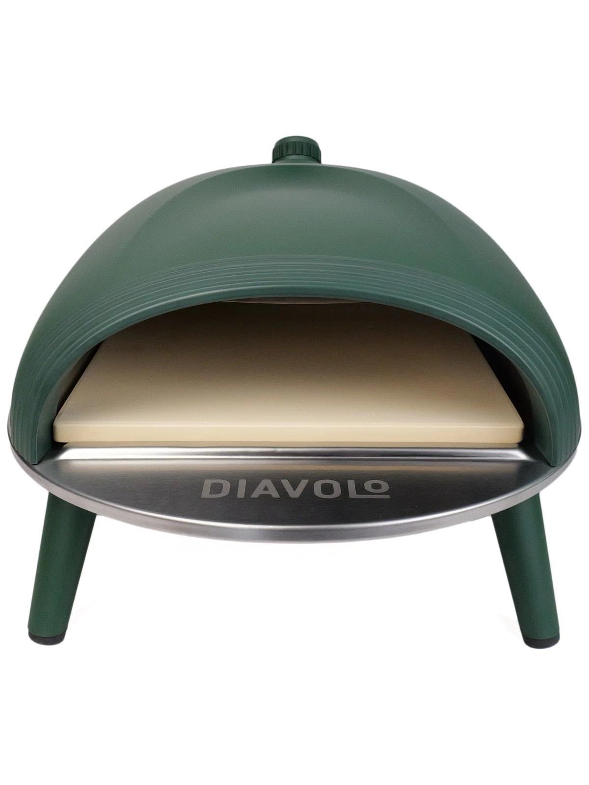 Delivita Diavolo Gas-Fired Pizza Oven Green
