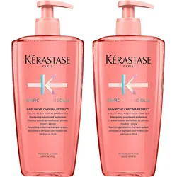 1L Kérastase Chroma Absolu Bain Riche Chroma Respect (2 x 500ml)