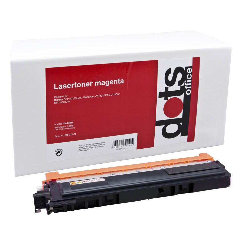 dots Toner kompatibel zu brother TN-230M magenta 1242,0006-DOTS