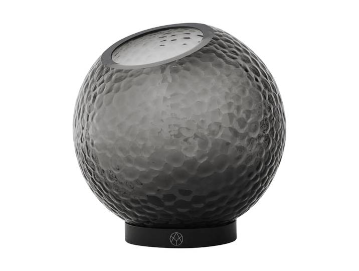 AYTM Vase Globe Bubbles Ø17 cm Black