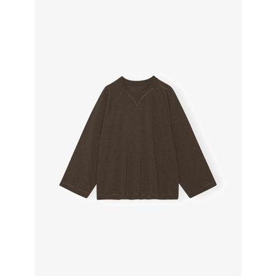 Strickpullover MOSHI MOSHI MIND "moshi moshi mind Sweater Earth", Damen, Gr. XL, schwarz braun, Obermaterial: 100% Baumwolle, Pullover Strickpullover