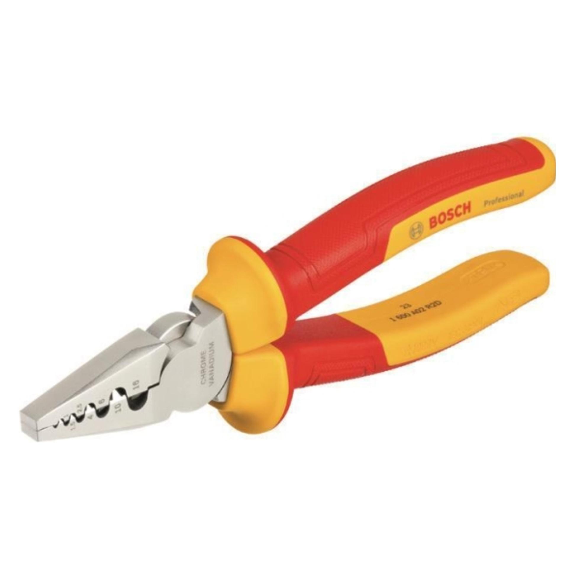 Bosch Professional VDE Crimp-Zange (180 mm) (1600A02NE6)
