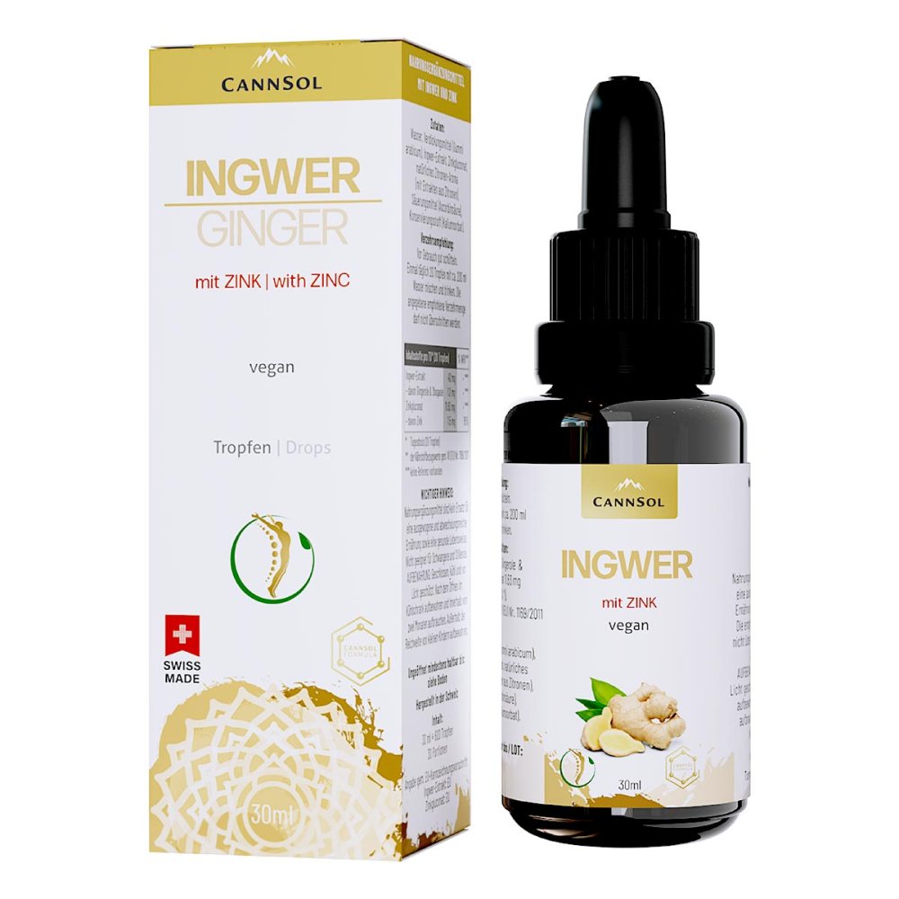 SoluVeda GmbH Cannsol Ingwer mit Zink Tropfen 19359554
