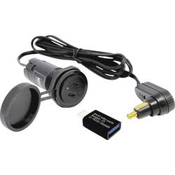 Tankrucksack-Kabel mit 2 USB-C-Anschlüssen und 1 USB-A Adapter BAAS USB22